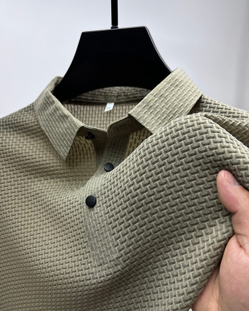 Primadon Herren Poloshirts Nils | elegantes Leinen Set für Herren Sommer