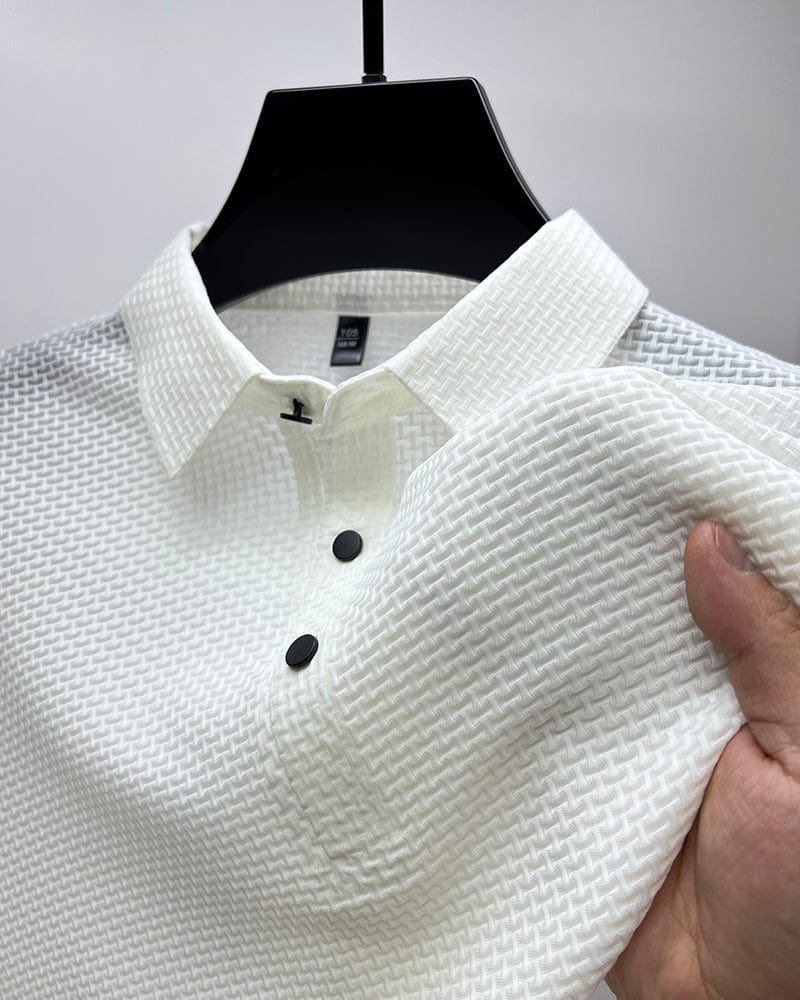 Primadon Herren Poloshirts Nils | elegantes Leinen Set für Herren Sommer