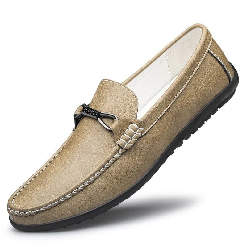 Primadon Herren Schuhe Alain elegante Slipper für Herren Leder Sommer