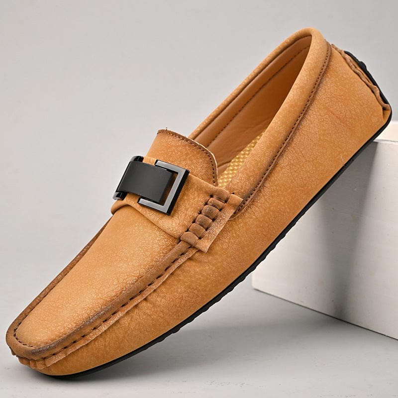 Primadon Herren Schuhe Braun / 37.5 André | Bequeme Lederloafers für Herren elegant