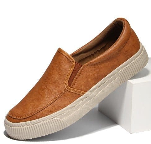 Primadon Herren Schuhe Braun / 38 Nico eleganter Lederslipper für Herren bequem