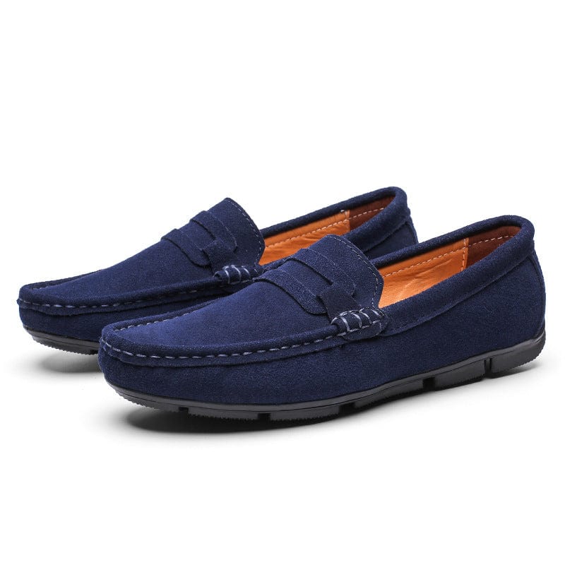 Primadon Herren Schuhe Daniel | Elegante Wildleder Slipper für Herren klassisch