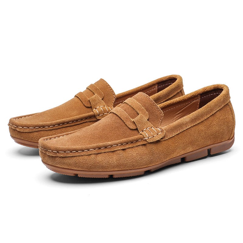 Primadon Herren Schuhe Daniel | Elegante Wildleder Slipper für Herren klassisch
