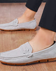 Primadon Herren Schuhe Daniel | Elegante Wildleder Slipper für Herren klassisch