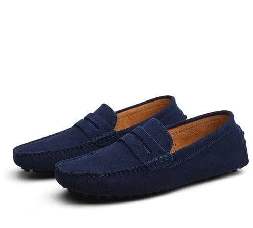 Primadon Herren Schuhe Dunkelblau / 38 Svend | Elegante Loafer für Herren Italienisch