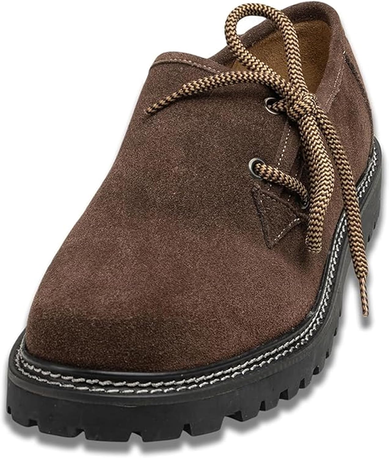Primadon Herren Schuhe Dunkelbraun / 39 Leon | Elegante Haferlschuhe aus Rindsveloursleder für Herren