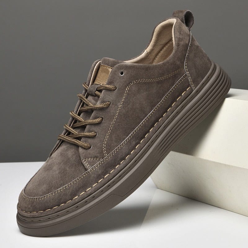 Primadon Herren Schuhe Grau / 37.5 Samuel | Elegante Wildlederschuhe für Herren Alltag