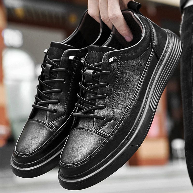 Primadon Herren Schuhe Joris elegante Leder-Sneakers für Herren atmungsaktiv