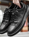 Primadon Herren Schuhe Joris elegante Leder-Sneakers für Herren atmungsaktiv