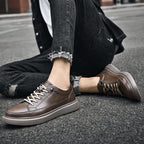 Primadon Herren Schuhe Joris elegante Leder-Sneakers für Herren atmungsaktiv