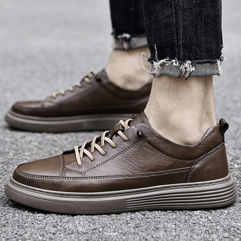 Primadon Herren Schuhe Joris elegante Leder-Sneakers für Herren atmungsaktiv