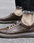 Primadon Herren Schuhe Joris elegante Leder-Sneakers für Herren atmungsaktiv