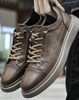 Primadon Herren Schuhe Joris elegante Leder-Sneakers für Herren atmungsaktiv