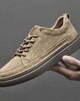 Primadon Herren Schuhe Khaki / 37.5 Samuel | Elegante Wildlederschuhe für Herren Alltag