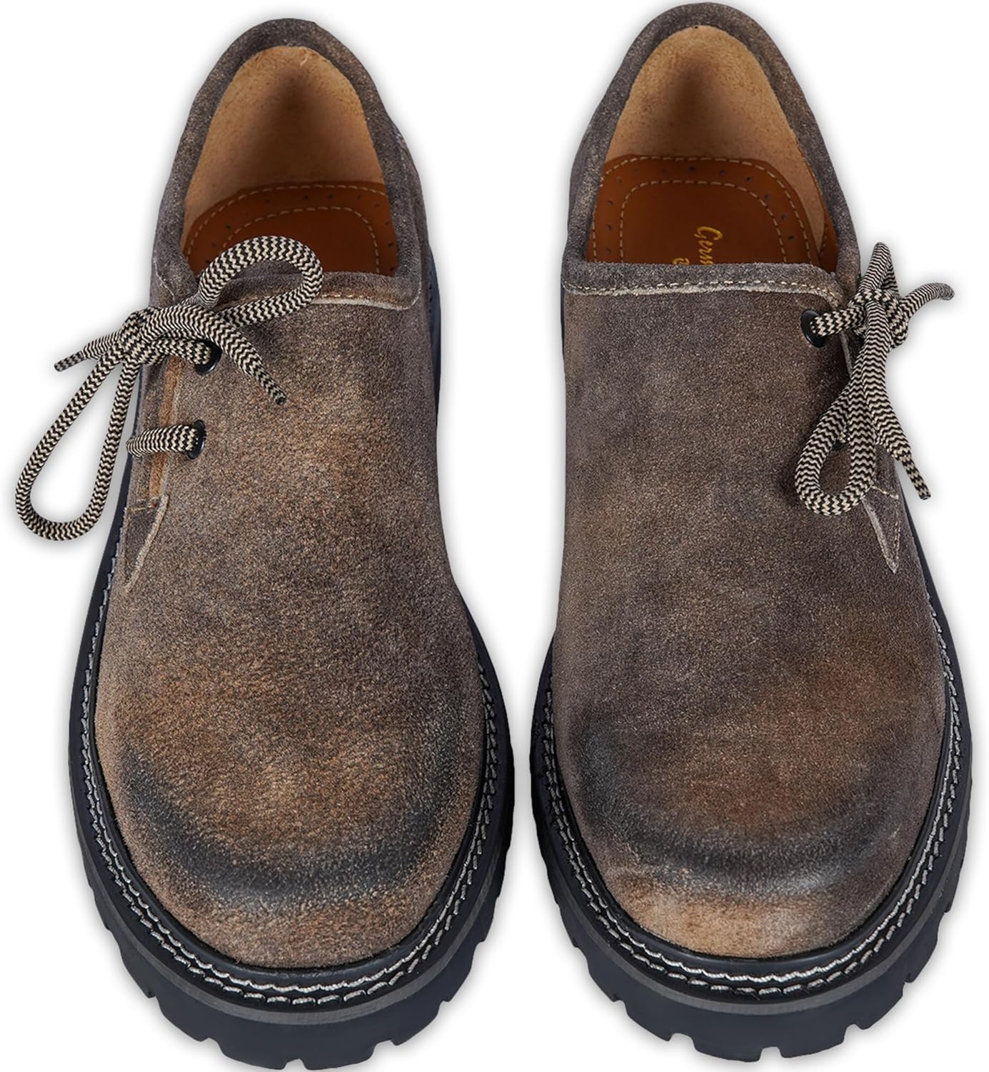 Primadon Herren Schuhe Leon | Elegante Haferlschuhe aus Rindsveloursleder für Herren