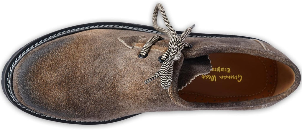 Primadon Herren Schuhe Leon | Elegante Haferlschuhe aus Rindsveloursleder für Herren
