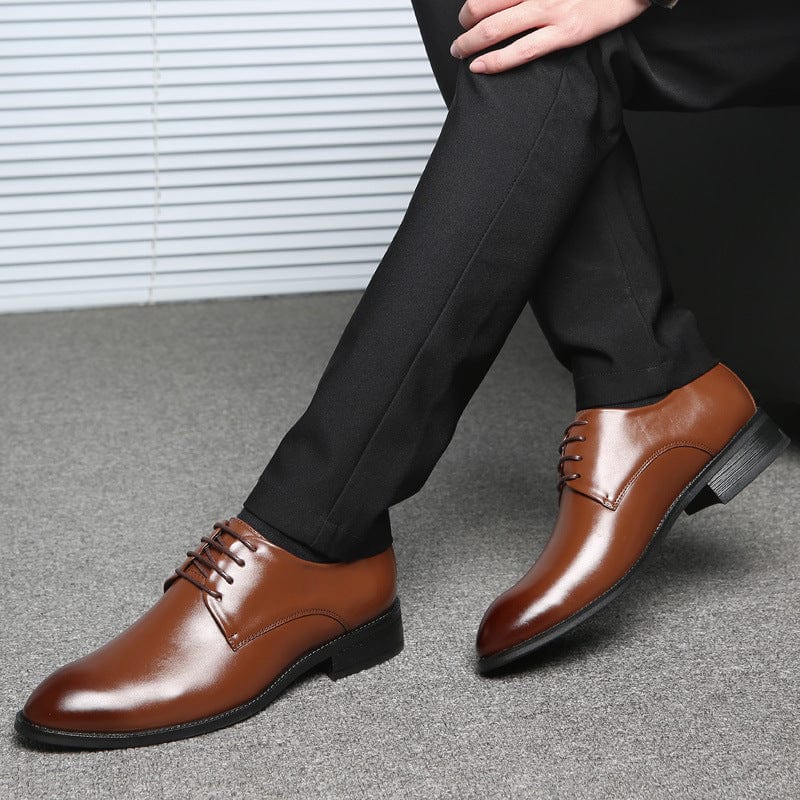 Primadon Herren Schuhe Matteo | Elegante Schnürschuhe für Herren Sommer leicht