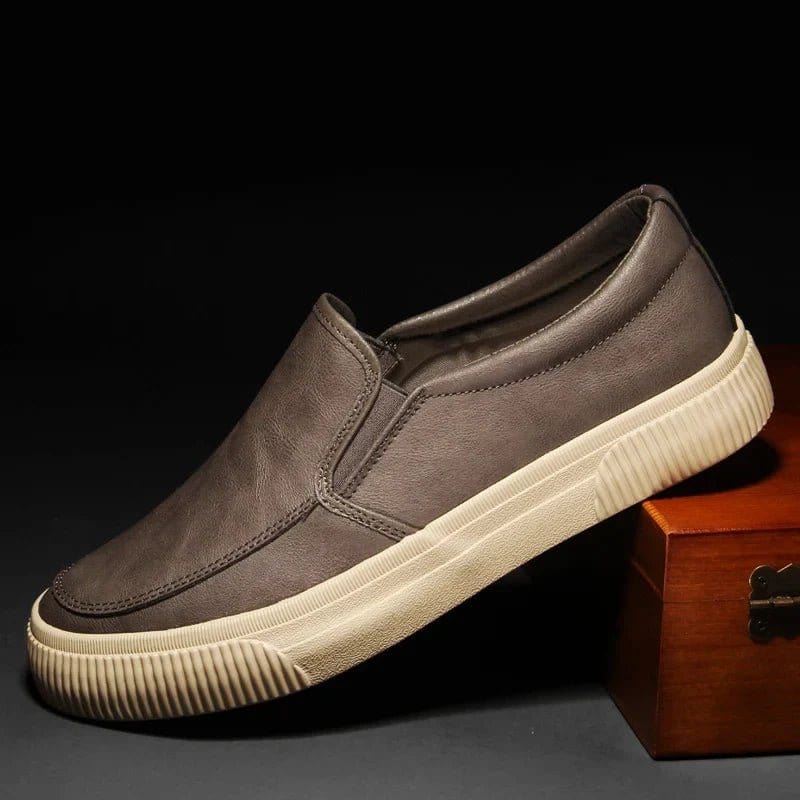 Primadon Herren Schuhe Nico eleganter Lederslipper für Herren bequem