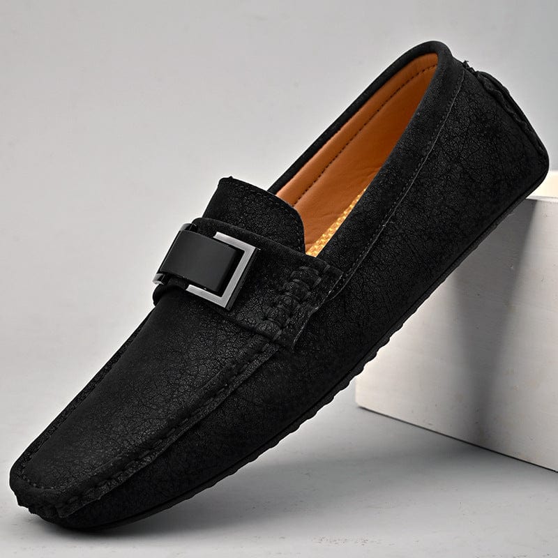 Primadon Herren Schuhe Schwarz / 37.5 André | Bequeme Lederloafers für Herren elegant