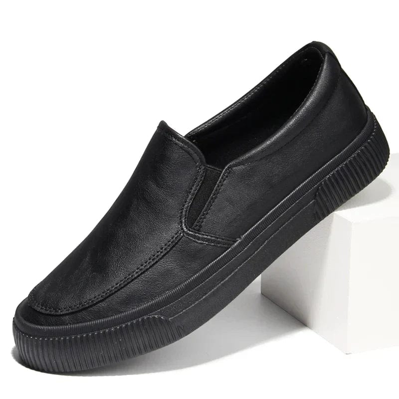 Primadon Herren Schuhe Schwarz / 38 Nico eleganter Lederslipper für Herren bequem