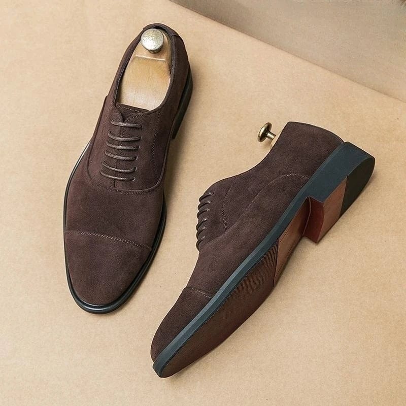 Primadon Herren Schuhe Sebastian | Elegante Wildlederschuhe für Herren Alltag