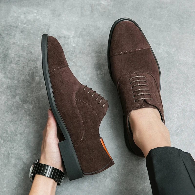 Primadon Herren Schuhe Sebastian | Elegante Wildlederschuhe für Herren Alltag