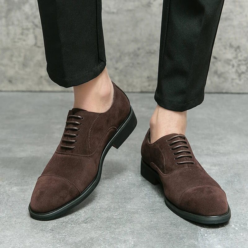 Primadon Herren Schuhe Sebastian | Elegante Wildlederschuhe für Herren Alltag