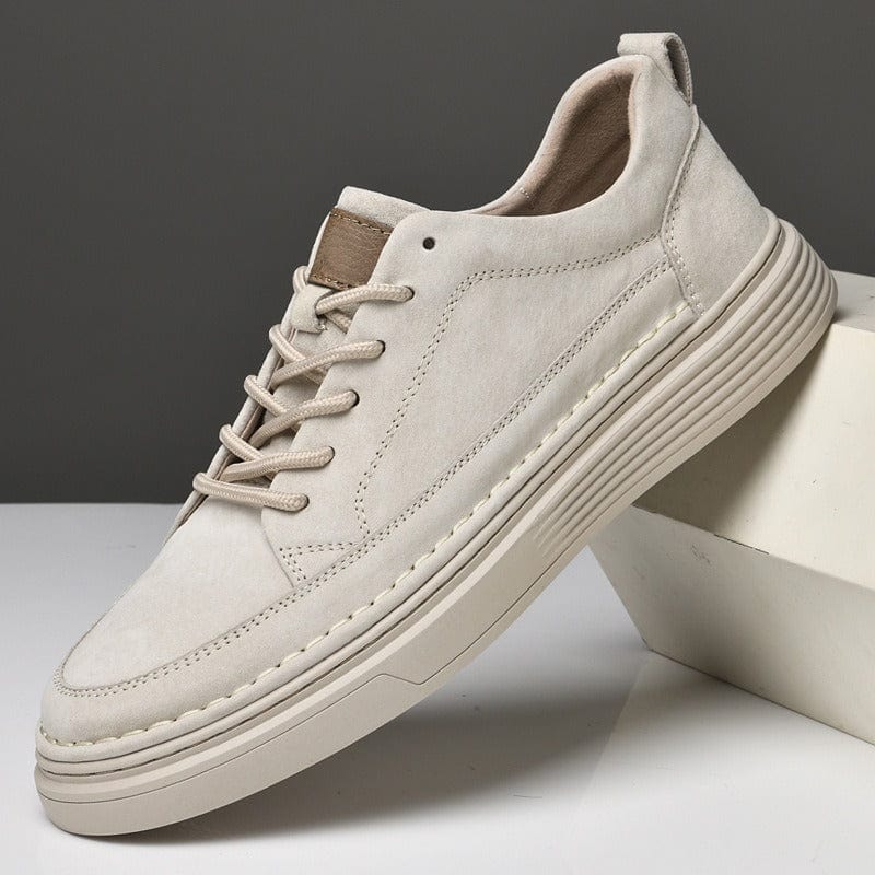 Primadon Herren Schuhe Weiß / 37.5 Samuel | Elegante Wildlederschuhe für Herren Alltag