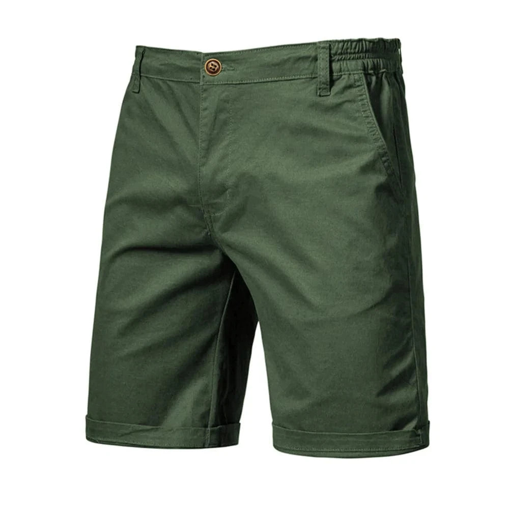 Primadon Herren Shorts Armeegrün / 36 Aiko | luftige Shorts für Herren Baumwolle