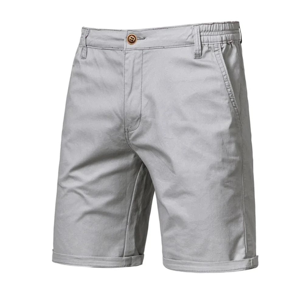 Primadon Herren Shorts Hellgrau / 34 Aiko | luftige Shorts für Herren Baumwolle