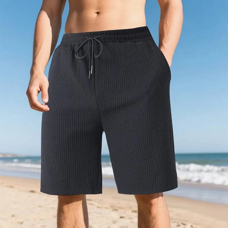Primadon Herren Shorts Schwarz / S Javi lockere Badehose für Herren Sommer