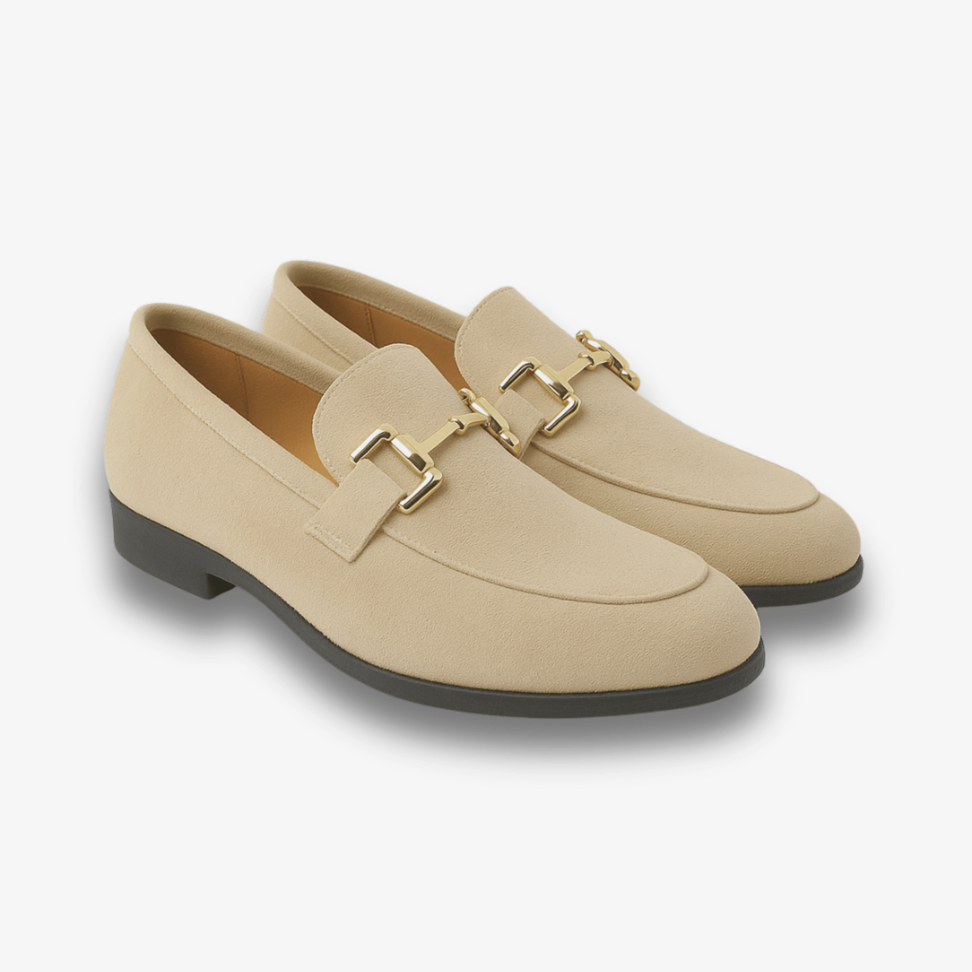 Primadon Herren Slipper Henri eleganter Loafer für Herren Wildlederimitat