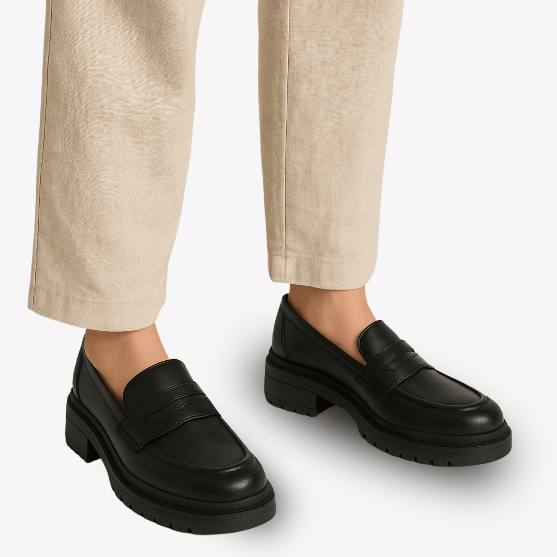 Primadon Herren Slipper Schwarz / 34 Silvan klassischer Loafer für Herren modern
