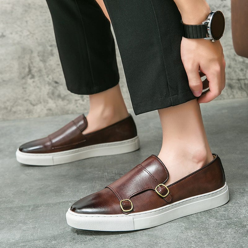 Primadon Herren Slipper Théo eleganter Loafer für Herren echtes Leder