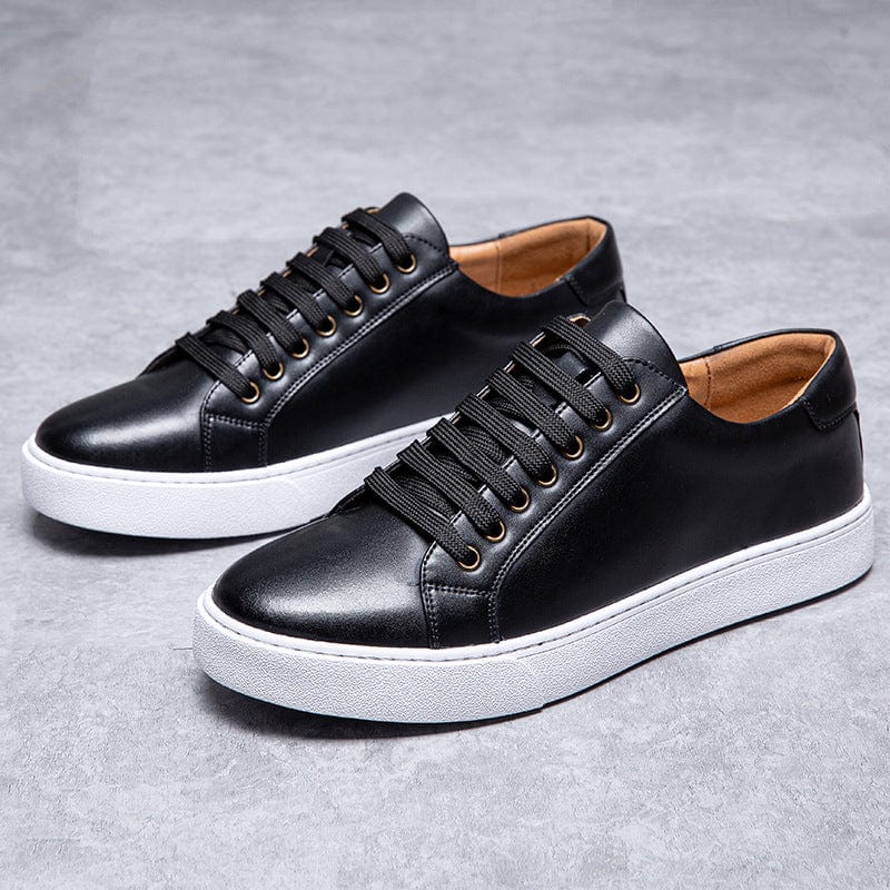 Primadon Herren Sneaker Schwarz / 38.5 Mathis eleganter Sneaker für Herren atmungsaktiv