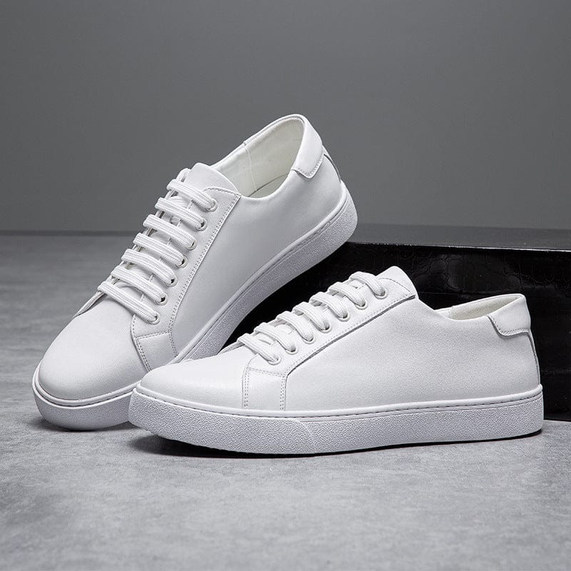 Primadon Herren Sneaker Weiß / 38.5 Mathis eleganter Sneaker für Herren atmungsaktiv