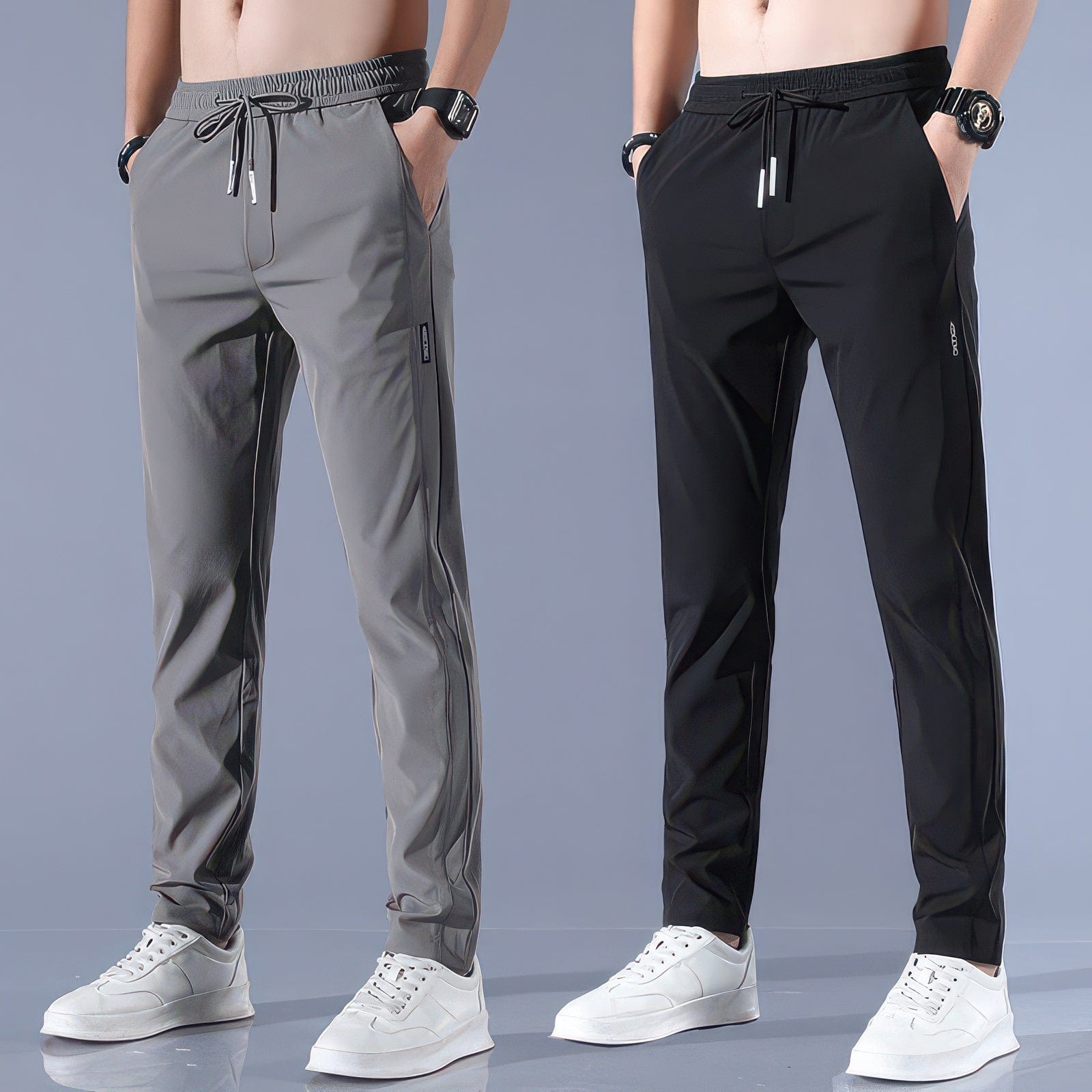 Primadon Herren Sportbekleidung Leon | atmungsaktive Jogginghose für Herren slim tapered