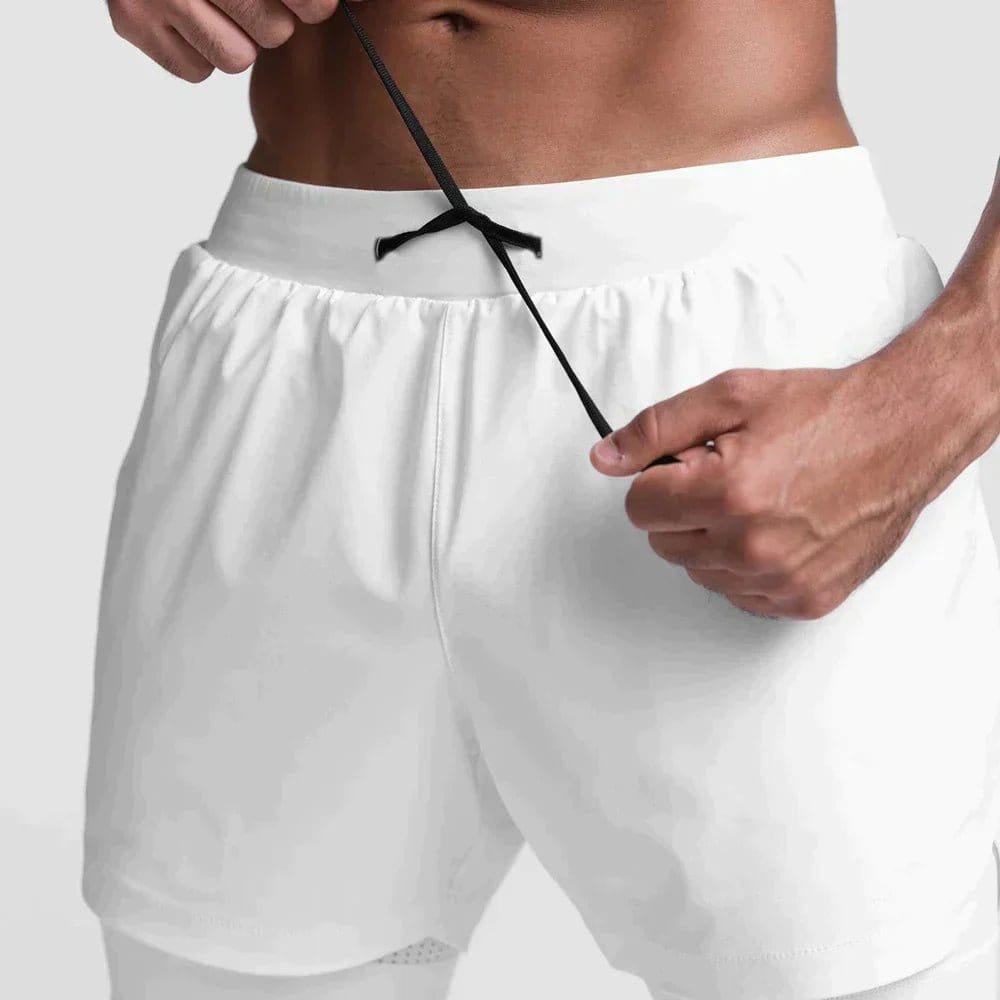 Primadon Herren Sportbekleidung Max | Atmungsaktive Fitness Shorts für Herren leicht
