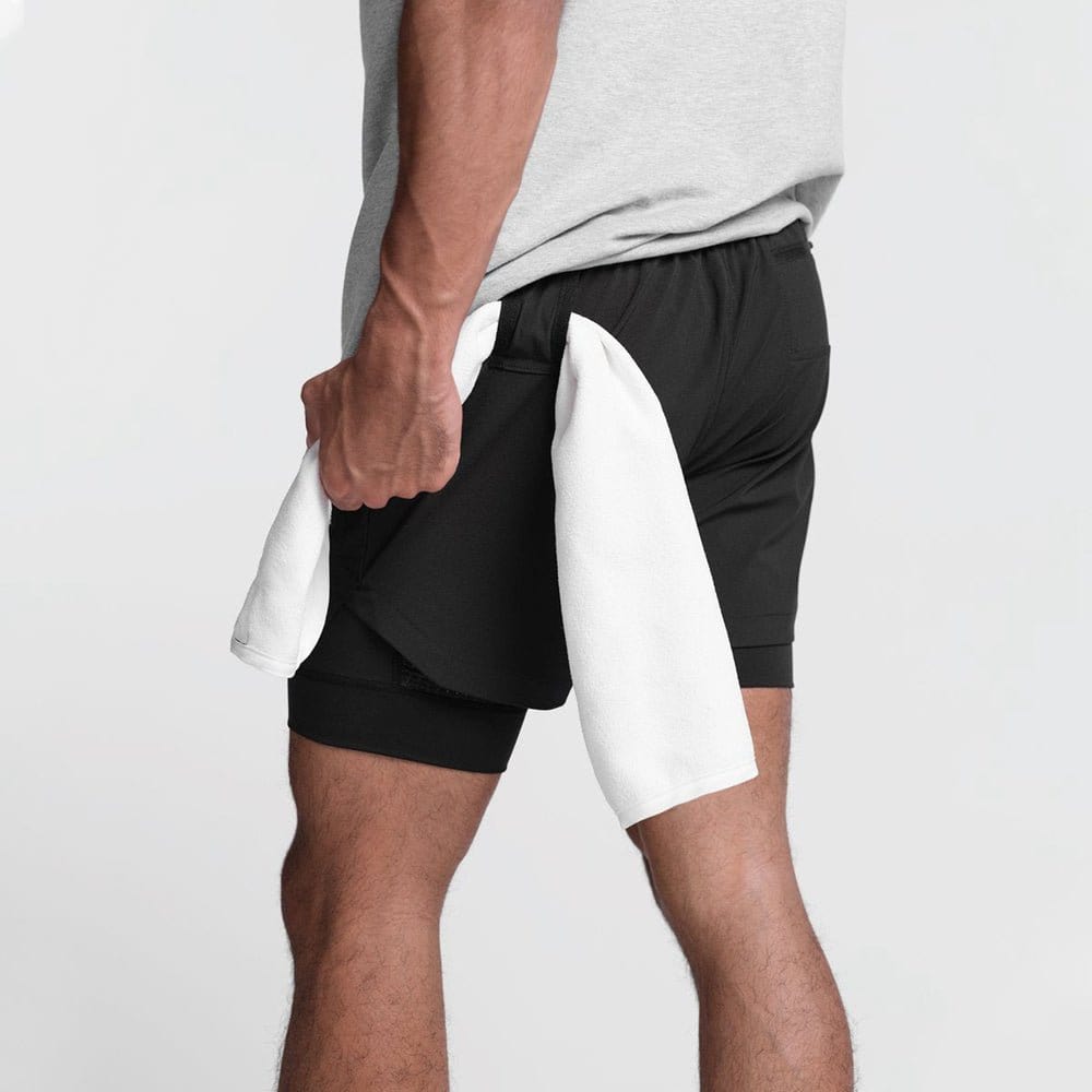 Primadon Herren Sportbekleidung Max | Atmungsaktive Fitness Shorts für Herren leicht