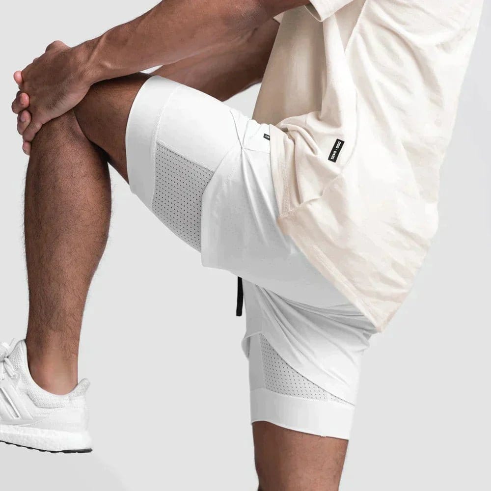 Primadon Herren Sportbekleidung Max | Atmungsaktive Fitness Shorts für Herren leicht