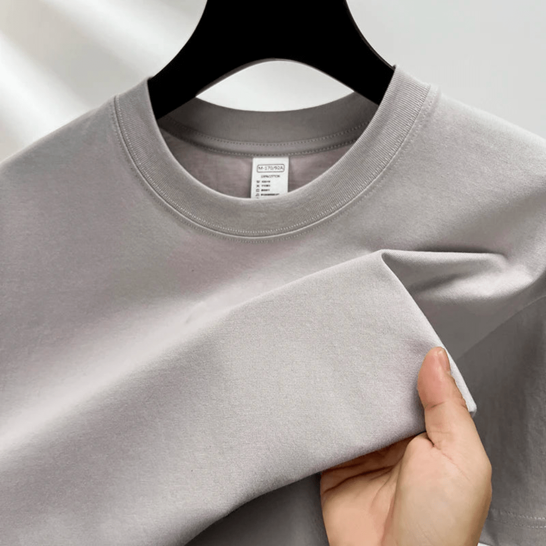 Primadon Herren T-Shirts Grau / S Adrian | atmungsaktives T-Shirt für Herren Sommer