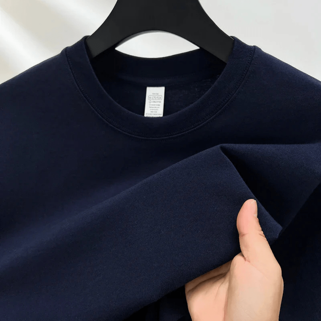 Primadon Herren T-Shirts Marineblau / S Adrian | atmungsaktives T-Shirt für Herren Sommer
