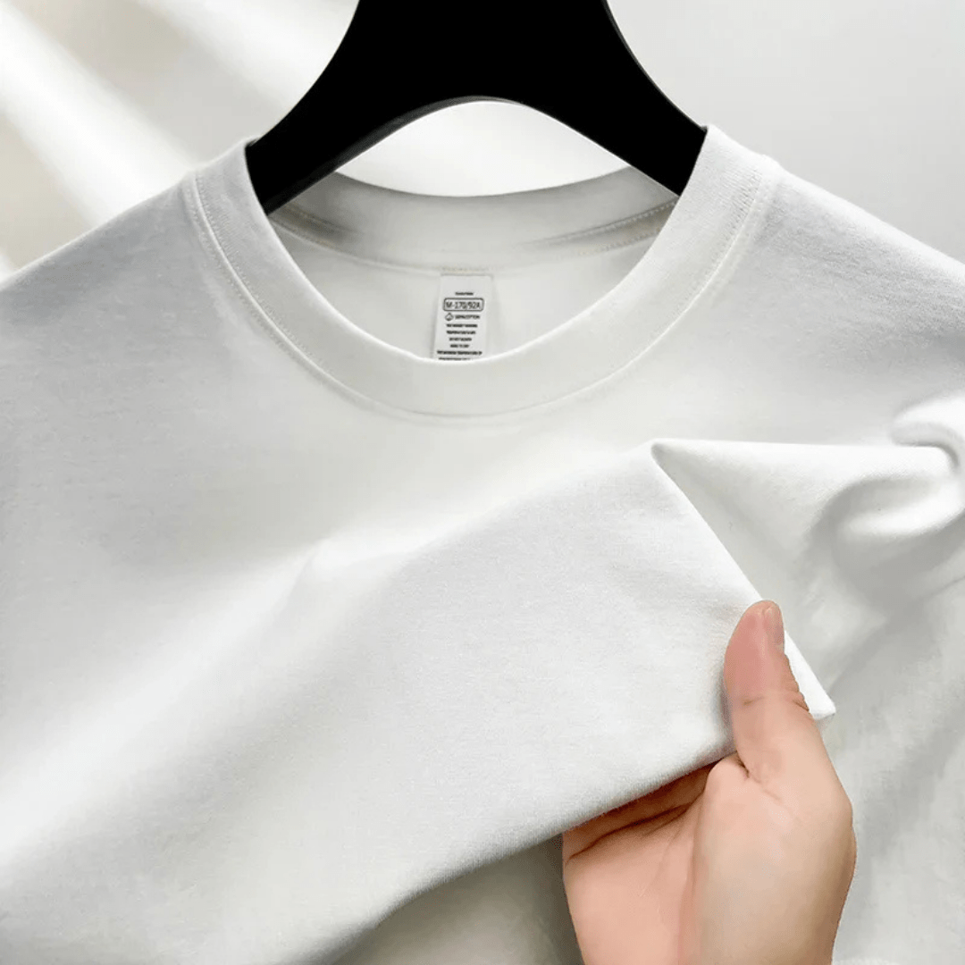 Primadon Herren T-Shirts Weiß / S Adrian | atmungsaktives T-Shirt für Herren Sommer