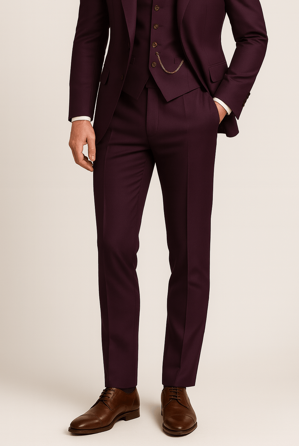 Primadon Herrenanzüge Adrian | Eleganter Slim Fit Anzug für Herren ganzjährig