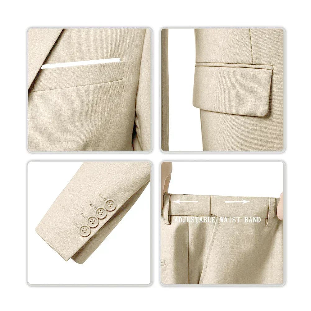 Primadon Herrenanzüge Adrian | Eleganter Slim Fit Anzug für Herren ganzjährig
