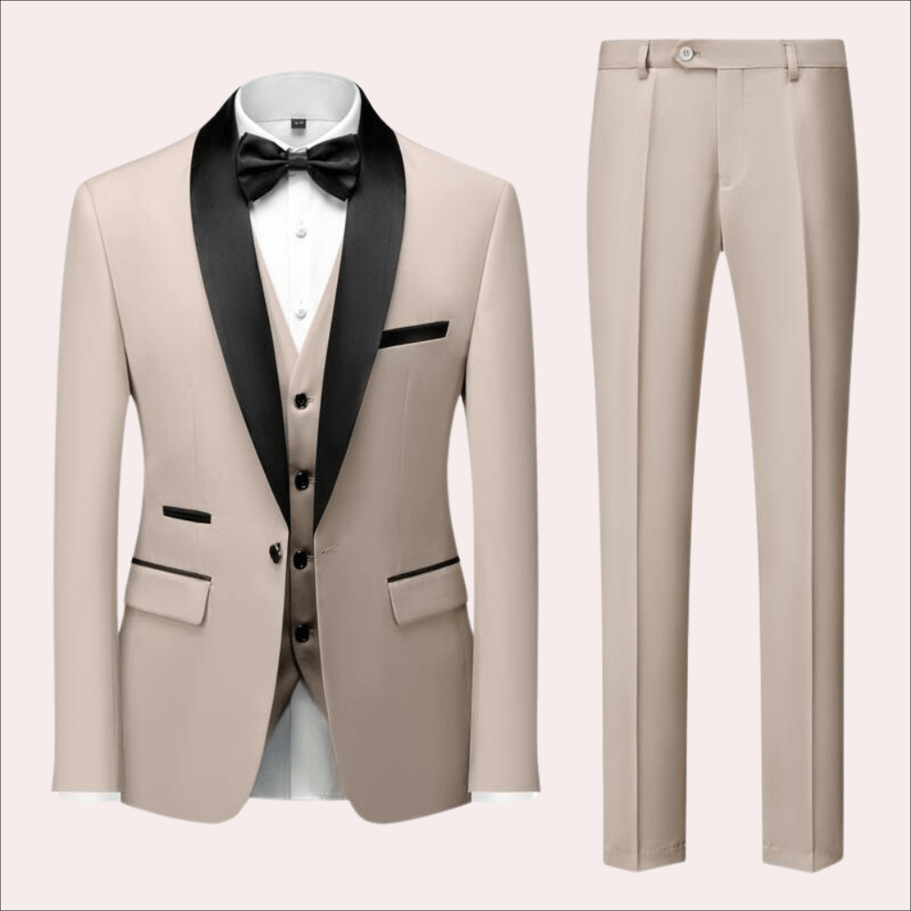 Primadon Herrenanzüge Dominik | Eleganter Slim Fit Hochzeitsanzug für Herren Sommer