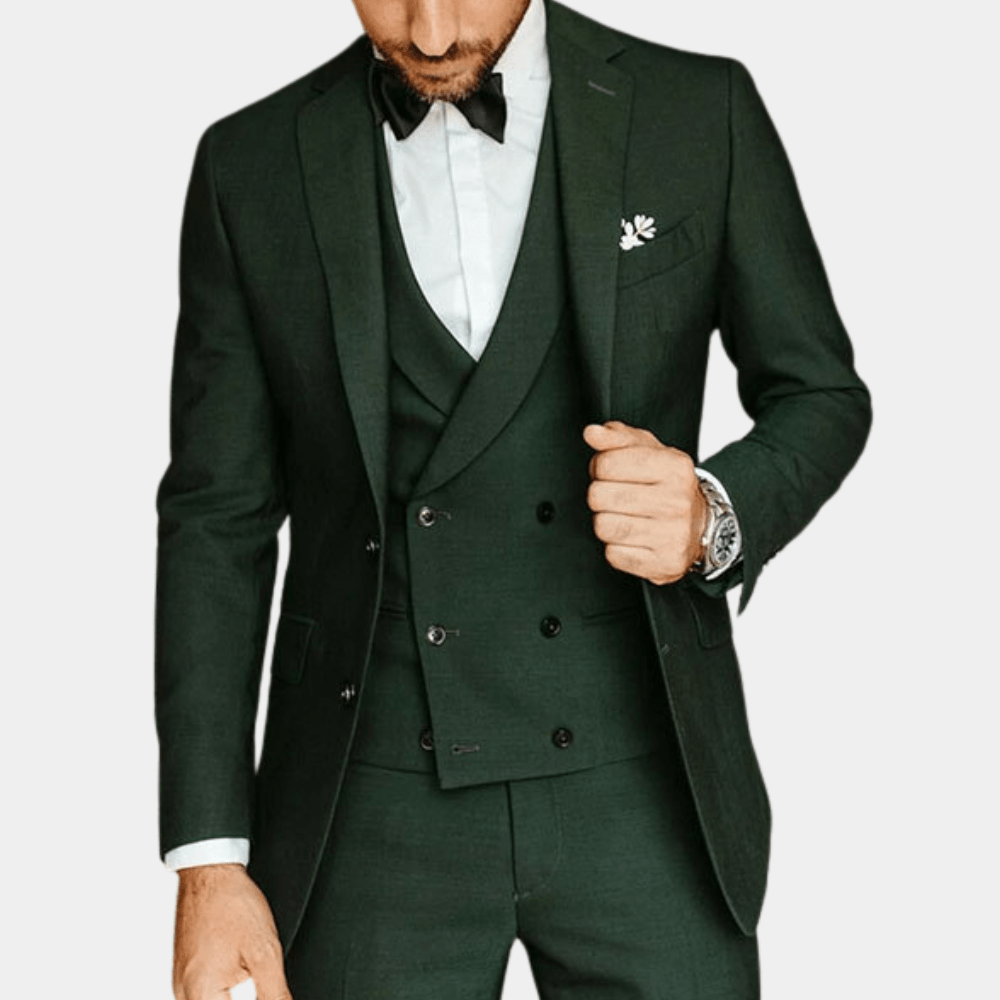 Primadon Herrenanzüge Johannes | Elegantes 3-Teiliges Anzugset für Herren Sommer