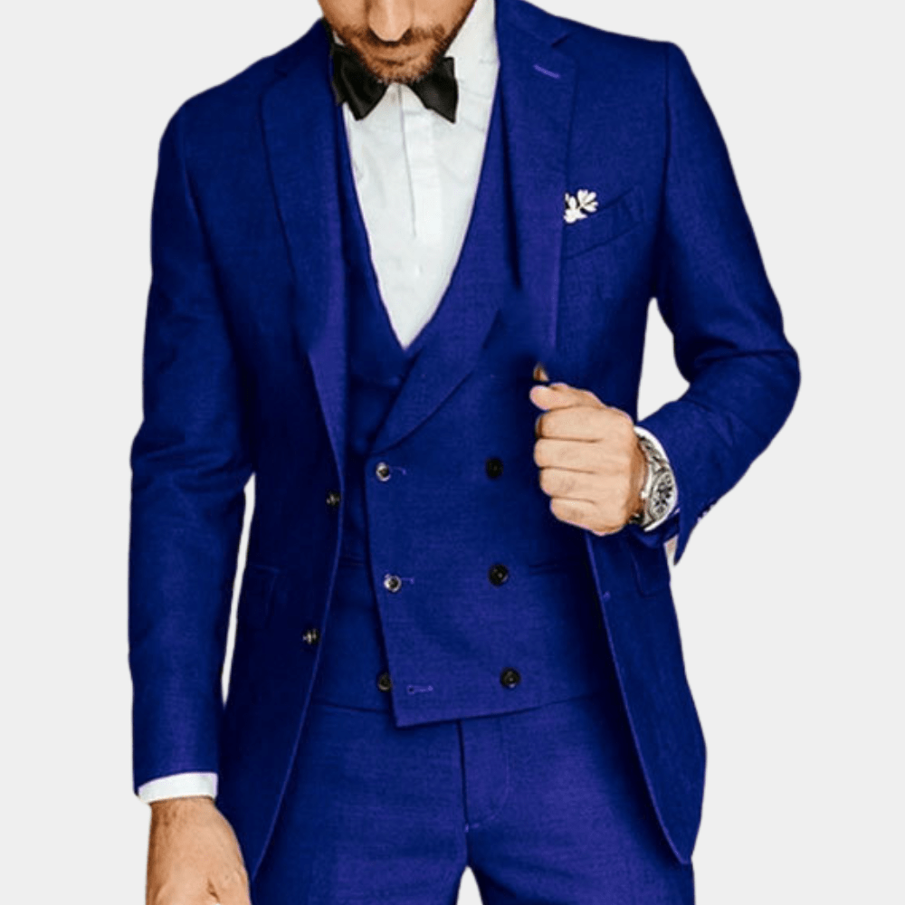 Primadon Herrenanzüge Johannes | Elegantes 3-Teiliges Anzugset für Herren Sommer