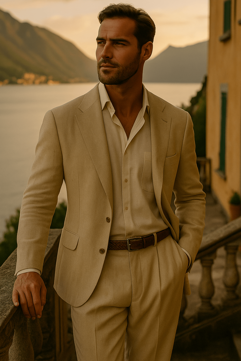 Primadon Herrenanzüge Laurent | eleganter Hochzeitsanzug für Herren slim fit