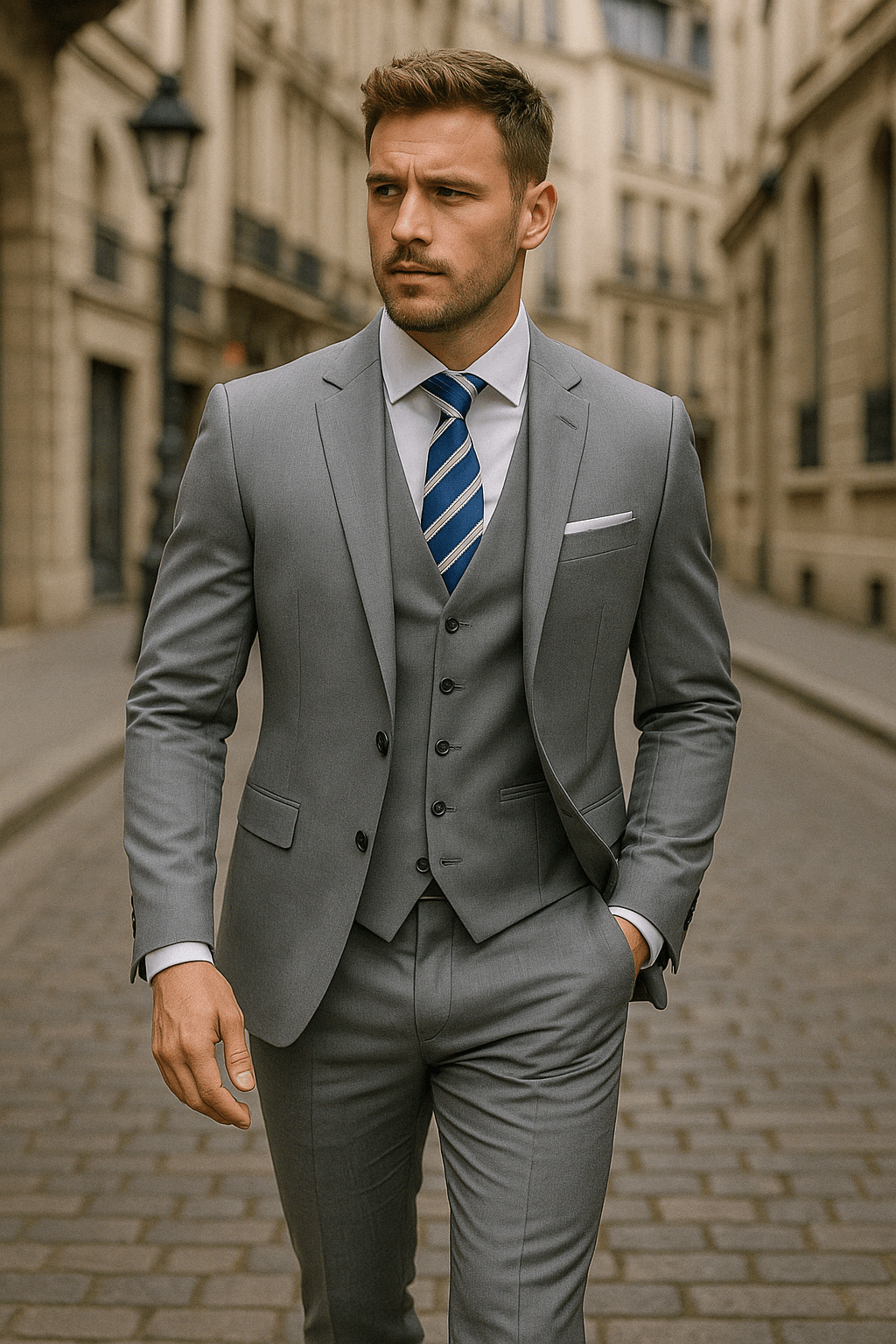 Primadon Herrenanzüge Matteo | Eleganter Herrenanzug Slim Fit für Hochzeiten